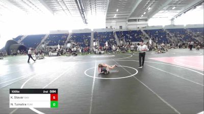 100 lbs Quarterfinal - Kyler Stever, San Clemente vs Neal Tuinstra, Fearless WC