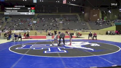 100 lbs Quarterfinal - Teagan Hundley, Boyle County vs Emma Moore, Walton-Verona