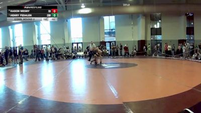 100 lbs Cons. Round 3 - Kason Wesby, Flex Wrestling vs Henry Fedalen, Scanlan Wrestling Academy