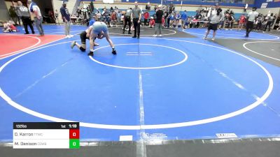 132 lbs Final - Dexter Karron, Team Tulsa Wrestling Club vs Mason Denison, Cowboy Wrestling Club