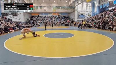 120 lbs 5th Place Match - Tyler Delcollo, Delaware Military Academy vs Tommy Arms, Conrad School Of Science