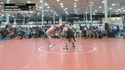 191 lbs Quarterfinal - Jaden Simpson, Revival Pink - HSC vs Michael Spielman, Steller Trained Embo - HSC
