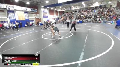 126 lbs Cons. Round 2 - Hansel Acte, Eisenhower vs Tyler Mason, La Mirada