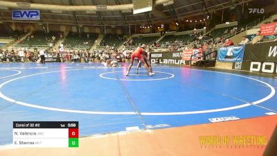 125 lbs Consi Of 32 #2 - Nickolas Valencia, Juggernaut Wrestling Club vs Edward Stavros, KD Training Center