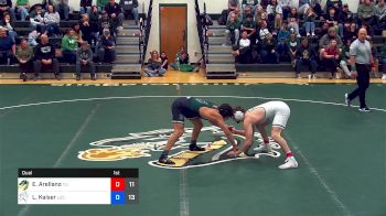 Dual - Luke Kaiser, Lake Erie College vs Emilio Arellano, Tiffin University