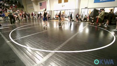100 lbs Semifinal - Ryder Padgett, Team Tulsa Wrestling Club vs Easton Brown, Ponca City Wildcat Wrestling