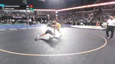 190 lbs Consi Of 16 #2 - Lorenzo Seymore, American Canyon (NC) vs Daryn Leon, Brawley (SD)