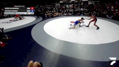 100 lbs Adien Salindong, NAWA - North Area Wrestling Association vs Arturo Gudino, CMWA - Coastal Mountain Wrestling Association
