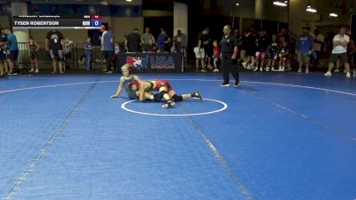 105 lbs Champ. Round 1 - Vincent Englese, ISI Wrestling Club vs Tysen Robertson, Midwest Xtreme Wrestling