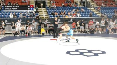 106 lbs Champ. Rd Of 64 - Benjamin Holbein, Georgia vs Michael Perna, New Jersey