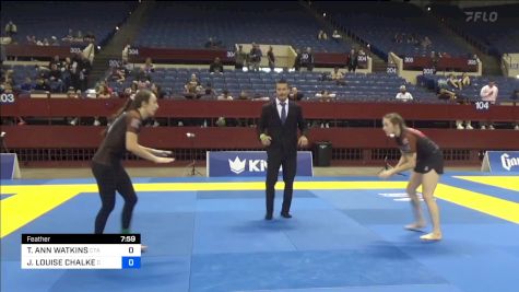 TABATHA ANN WATKINS vs JILLIAN LOUISE CHALKE 2024 Pan IBJJF Jiu-Jitsu No-Gi Championship