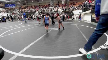 52 lbs Consi Of 8 #1 - Tayshaun Walsh, Cache Wrestling Club vs Matias Chay, Harrah Little League Wrestling