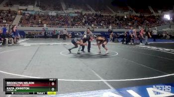 D1-138 lbs 3rd Place Match - Brooklynn Nelson, Mountain View - Marana vs Kaiya Johnston, Casteel HS