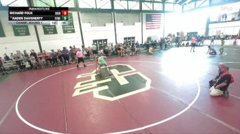 101-110 lbs Champ. Round 1 - Kaden Daugherty, Vandalia Jr Wrestling Club vs Richard Folk, Oregon Hawks Junior High