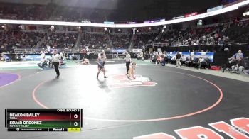 II-126 lbs Cons. Round 5 - Deakon Bailey, Tioga vs Esuar Ordonez, Putnam Valley