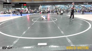 61 lbs 5th Place - Eljotas Zaremba, Aniciete Training Club vs Sier Del Real, Ridge Wresting Club