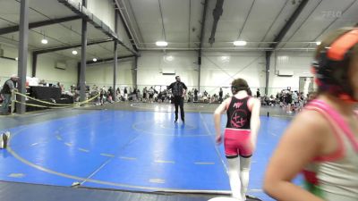 90 lbs Rr Rnd 3 - Jeremiah Vanderbush, Morris Fitness Wrestling Club - (B) vs Rylin Neal, Dendy Trained Wrestling