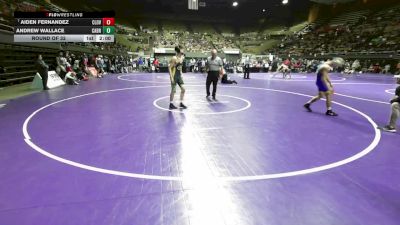 134 lbs Round Of 32 - Aiden Fernandez, Clovis vs Andrew Wallace, Cabrillo