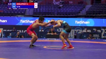 61 kg Repechage #3 - Nikolai Okhlopkov, Romania vs Weiyu Li, China