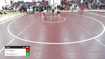 215 lbs Final - Mason Pellegri, Milton vs Max Holloway, Agawam