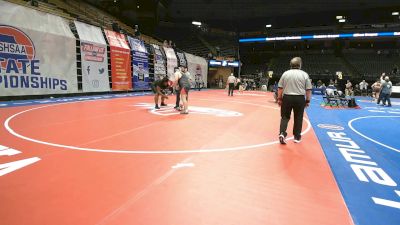 285 Class 2 lbs Cons. Round 2 - Reggie Jones, St. Charles West vs Lucas Jackson, St. James
