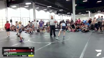 76 lbs Round 5 (8 Team) - Luke Hosonitz, Iron Horse vs Cayden Clark, M2TCNJ