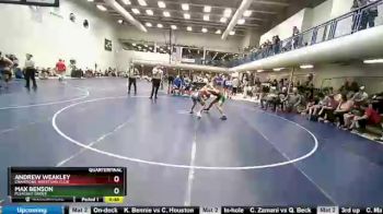144 lbs Quarterfinal - Max Benson, Pleasant Grove vs Andrew Weakley, Champions Wrestling Club