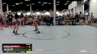 110 lbs Round 1 (4 Team) - Mason Cunningham, PA Alliance vs Tristan Dee, Dirty Jersey