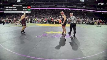 D4-285 lbs Champ. Round 1 - Mitchell Swift, Delton Kellogg vs Jason Peltier, Benzie Central