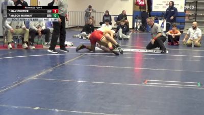 172 lbs Semifinal - Max Fortier, University-WV vs Mason Horwat, Derry