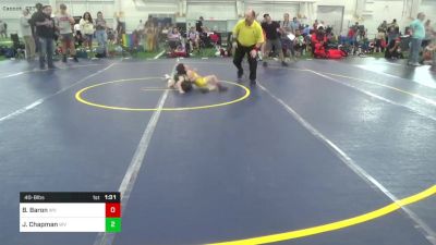 40-B lbs Consolation - Brenson Baron, WV vs Justus Chapman, WV