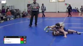 100 lbs Round 4 (6 Team) - Hayden Smith, VB FIGHTHOUSE vs Andrew Foreman, RELENTLESS WC
