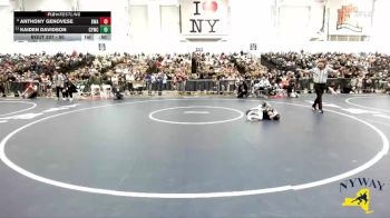 50 lbs Champ. Round 1 - Kaiden Davidson, Columbia Youth Wrestling Club vs Anthony Genovese, B2 Wrestling Academy