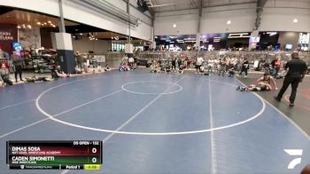 132 lbs Quarterfinal - Dimas Sosa, NXT Level Wrestling Academy vs Caden Simonetti, Rise Wrestling