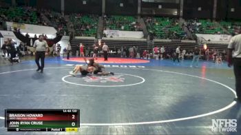 1A-4A 120 5th Place Match - John Ryan Cruse, Corner vs Braison Howard, West End High School