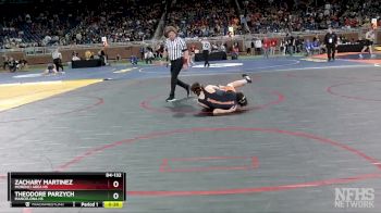 D4-132 lbs Cons. Round 1 - Zachary Martinez, Morenci Area HS vs Theodore Parzych, Mancelona HS