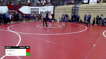 102-112 lbs Round 1 - Destin Gentry, Mt. Vernon vs Clariss Clipp, Franklin Community