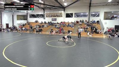 133 lbs Cons. Round 4 - Landon Evans, Thomas More vs Christopher Ferraro, Thomas More