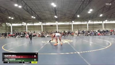 145 lbs Round 1 (4 Team) - Colt Baron, Sublime Wrestling Academy vs Hunter Bell, Homedale Wrestling Club