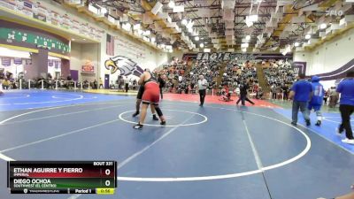 285 Boys Cons. Round 2 - Ethan Aguirre Y Fierro, Imperial vs Diego Ochoa, Southwest (El Centro)