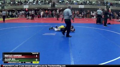 120 lbs Semifinal - Bentley Hawkins, Eaton Rapids Youth Wrestling C vs Oliver Rea, Immortal Athletics WC