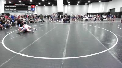 190 lbs Adam Waters, Pennsylvania Red vs Caige Horak, Ohio Scarlet