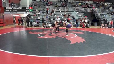 235 lbs Semifinal - Gracelyn McCarthy, Western Dubuque vs Araceli Rada, Muscatine