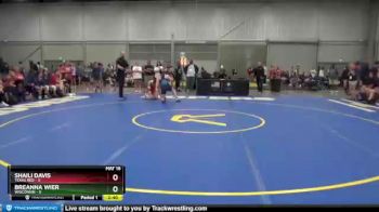 144 lbs Quarterfinals (8 Team) - Shaili Davis, Texas Red vs Breanna Wier, Wisconsin