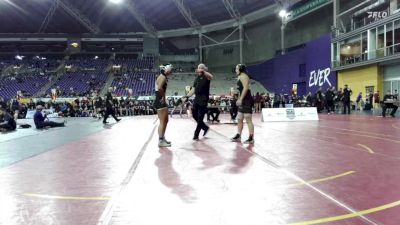 160 lbs Quarters & 1st Wb (16 Team) - Savannah Bramhall, West Liberty vs Rose Cassioppi, Gannon University