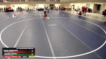 107 Championship Bracket Cons. Round 3 - Anders Lindell, Rochester Mayo vs Isaac Weerhein, Brandon Valley