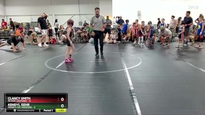 52 lbs Round 4 (6 Team) - Clancy Smith, PA East Lightning vs Kendyl Gehr, Moser`s Mat Monsters