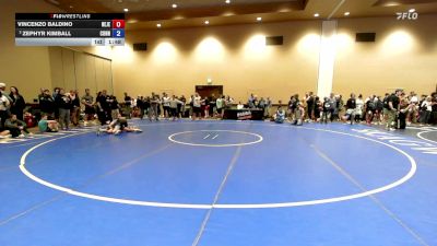 126 lbs Quarters - Vincenzo Baldino, New Jersey vs Zephyr Kimball, Connecticut
