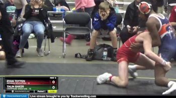 100 lbs 1st Place Match - Talin Baker, Champagne Wrestling vs Ryan Totten, Michigan Revolution