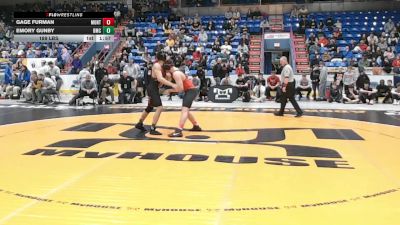 189 lbs Qtr-finals - Gage Furman, Montgomery Area vs Emory Gunby, Bishop McCort